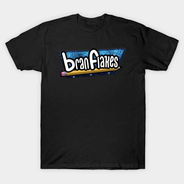 Bran Flakes Comic Logo T-Shirt by Bran The Cereal Man